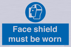 MP6182: Face shield must be worn