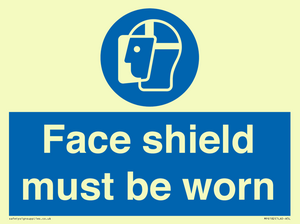 MP6182: Face shield must be worn