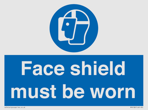 MP6182: Face shield must be worn