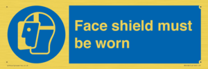 MP6182: Face shield must be worn