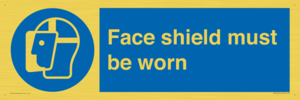 MP6182: Face shield must be worn
