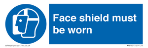 MP6182: Face shield must be worn