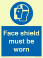 MP6182: Face shield must be worn