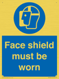 MP6182: Face shield must be worn