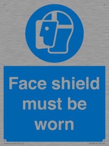 MP6182: Face shield must be worn