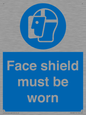 MP6182: Face shield must be worn