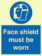 MP6182: Face shield must be worn