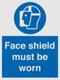 MP6182: Face shield must be worn