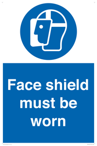 MP6182: Face shield must be worn