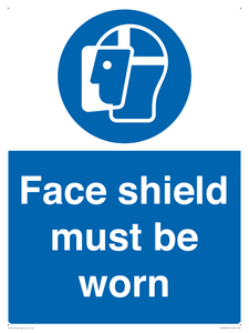 MP6182: Face shield must be worn