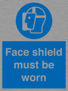 MP6182: Face shield must be worn