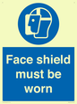 MP6182: Face shield must be worn