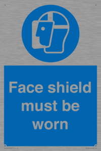 MP6182: Face shield must be worn