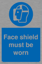 MP6182: Face shield must be worn