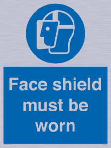 MP6182: Face shield must be worn