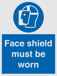 MP6182: Face shield must be worn