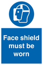 MP6182: Face shield must be worn