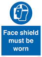 MP6182: Face shield must be worn