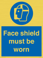 MP6182: Face shield must be worn
