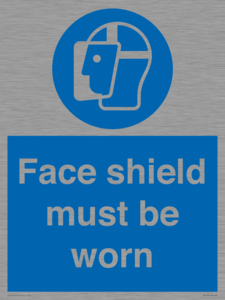 MP6182: Face shield must be worn