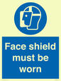 MP6182: Face shield must be worn