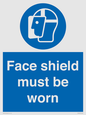 MP6182: Face shield must be worn