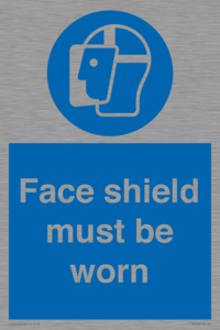 MP6182: Face shield must be worn