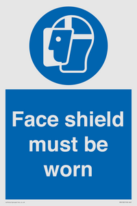 MP6182: Face shield must be worn