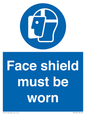 MP6182: Face shield must be worn