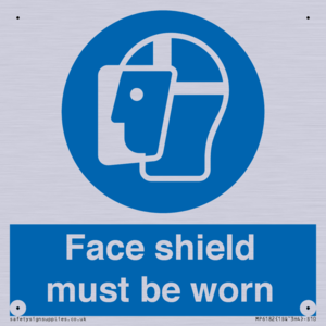 MP6182: Face shield must be worn