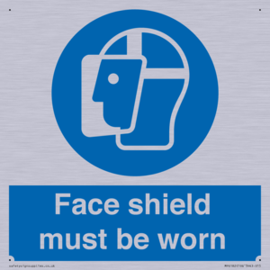MP6182: Face shield must be worn