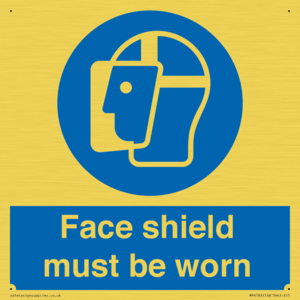MP6182: Face shield must be worn
