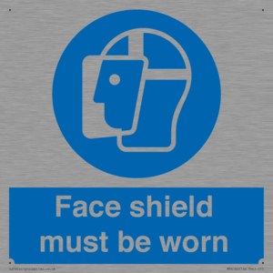 MP6182: Face shield must be worn