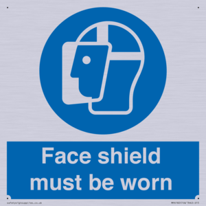 MP6182: Face shield must be worn