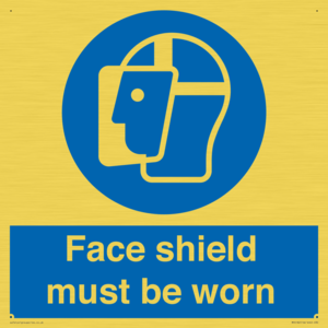 MP6182: Face shield must be worn