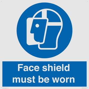 MP6182: Face shield must be worn