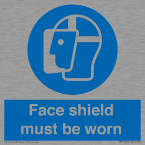 MP6182: Face shield must be worn