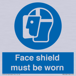 MP6182: Face shield must be worn