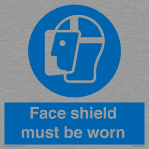 MP6182: Face shield must be worn