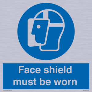 MP6182: Face shield must be worn