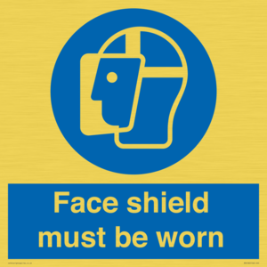 MP6182: Face shield must be worn