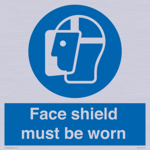 MP6182: Face shield must be worn