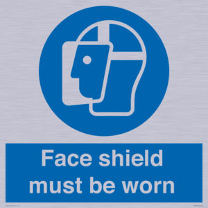MP6182: Face shield must be worn