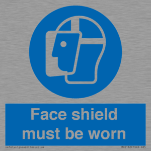 MP6182: Face shield must be worn