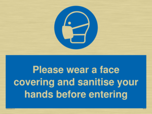 MP6185: Please wear a face covering and sanitise your hands before entering