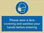MP6185: Please wear a face covering and sanitise your hands before entering
