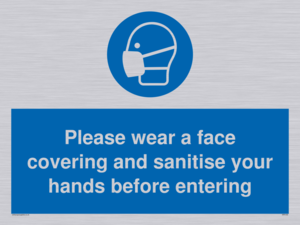 MP6185: Please wear a face covering and sanitise your hands before entering
