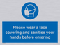 MP6185: Please wear a face covering and sanitise your hands before entering