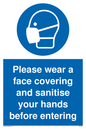 MP6185: Please wear a face covering and sanitise your hands before entering