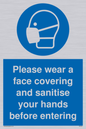 MP6185: Please wear a face covering and sanitise your hands before entering